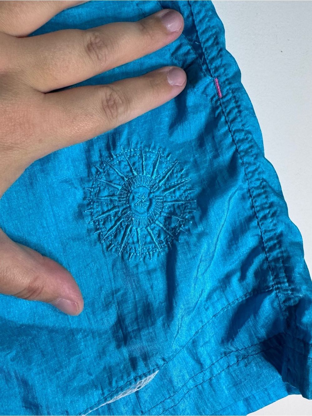 Helly Hansen Vintage Blue Nylon Hiking Utility Shorts L - Picture 3 of 7